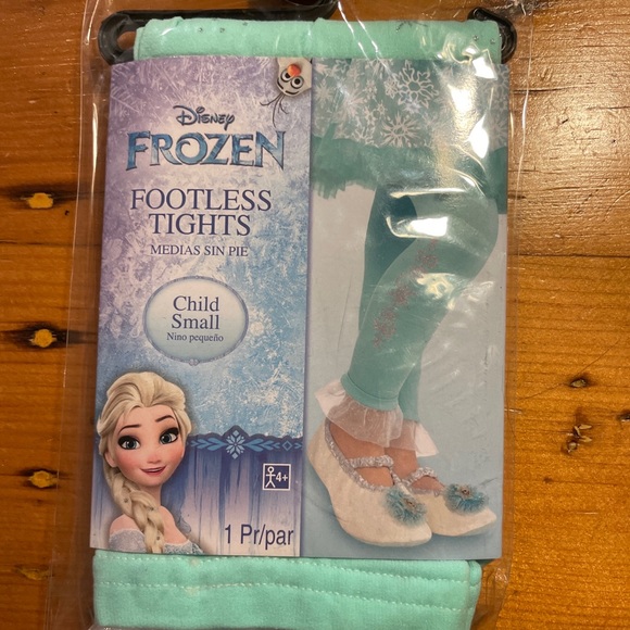 Disney Accessories Disney Girls S 46 Princess Elsa Footless Tights